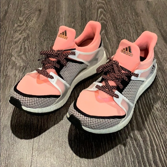 adidas Shoes - Adidas | Pure Boost | Coral & Black